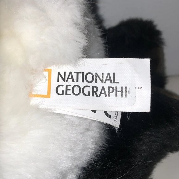 2017 National Geographic Panda Plush Soft Toy Black White Bear Bb4b - Picture 4 of 5